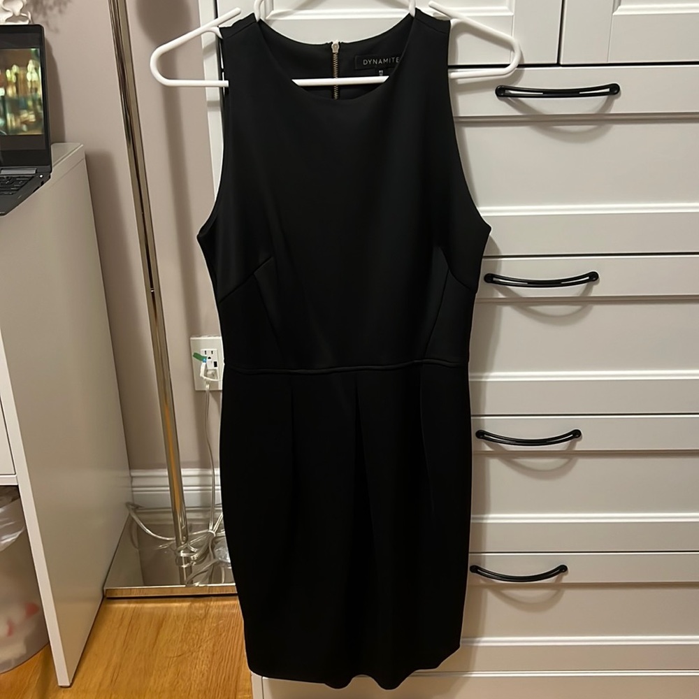 COCKTAIL BLACK SLIM DRESS